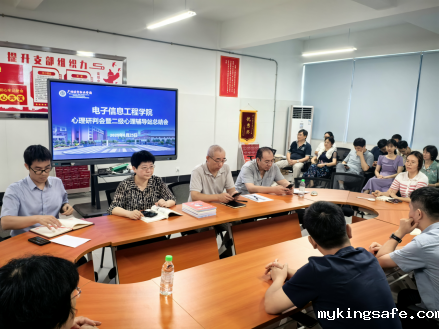 筑牢心灵防线，赋能成长之路—— 电子信息工程学院召开6月份心理工作研判会暨二级心理辅导站总结大会​​